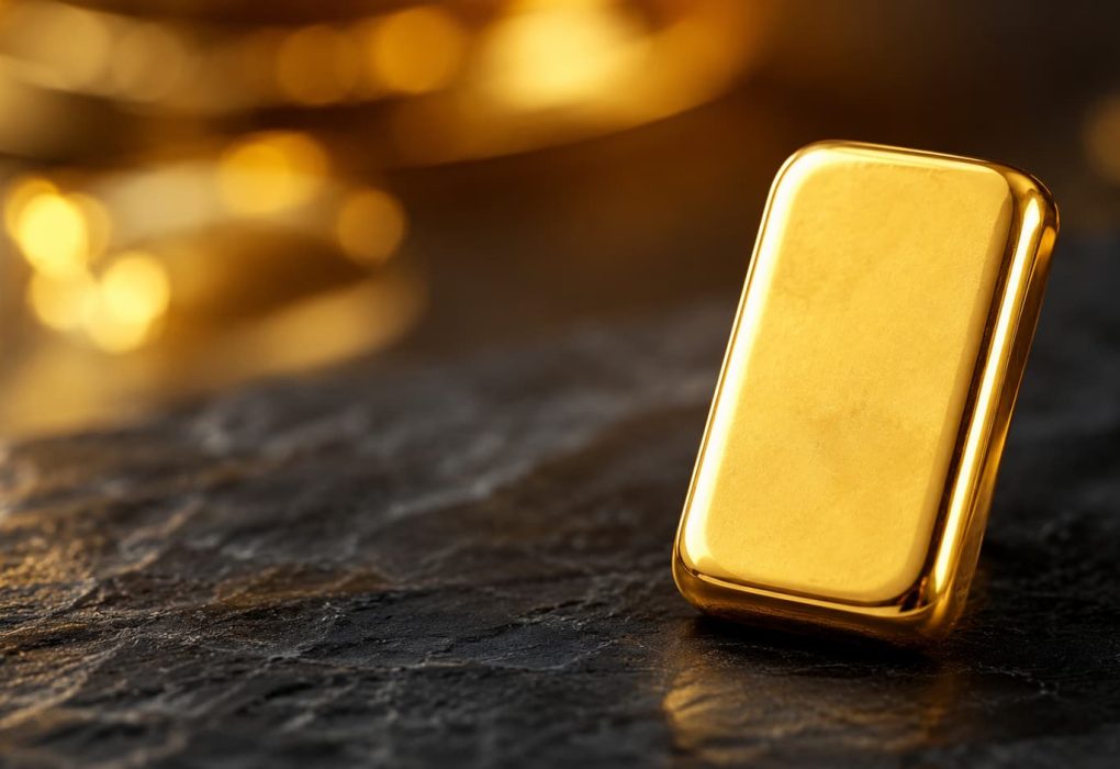 1 gramm Goldbarren